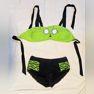 Hot Top Invader Zim Full Bikini Set Size M